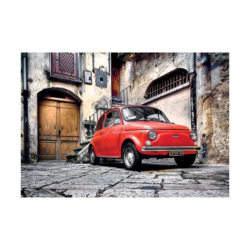 Clementoni Παζλ High Quality Collection Fiat 500 - 500 τμχ - Compact Box
