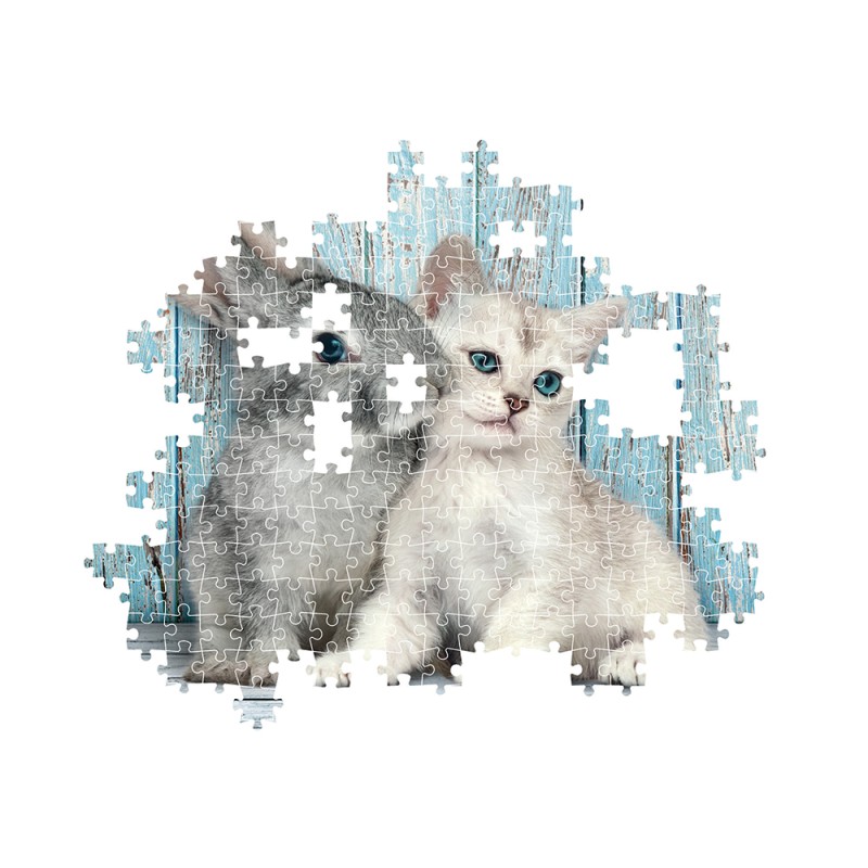 Clementoni Παζλ High Quality Collection Cat And Bunny 500 τμχ - Compact Box