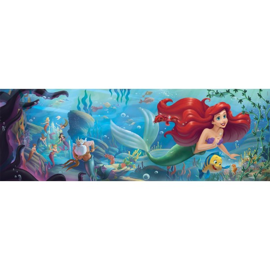 Clementoni Παζλ Panorama Disney Η Μικρή Γοργόνα 1000 τμχ Clementoni Παζλ Panorama Disney Η Μικρή Γοργόνα 1000 τμχ