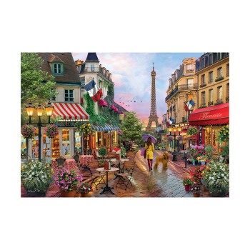 Clementoni Παζλ High Quality Collection Flowers In Paris 1000 τμχ - Compact Box