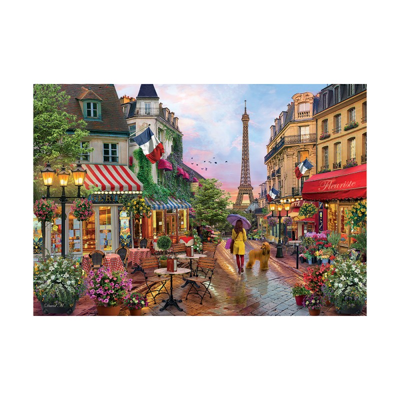 Clementoni Παζλ High Quality Collection Flowers In Paris 1000 τμχ - Compact Box