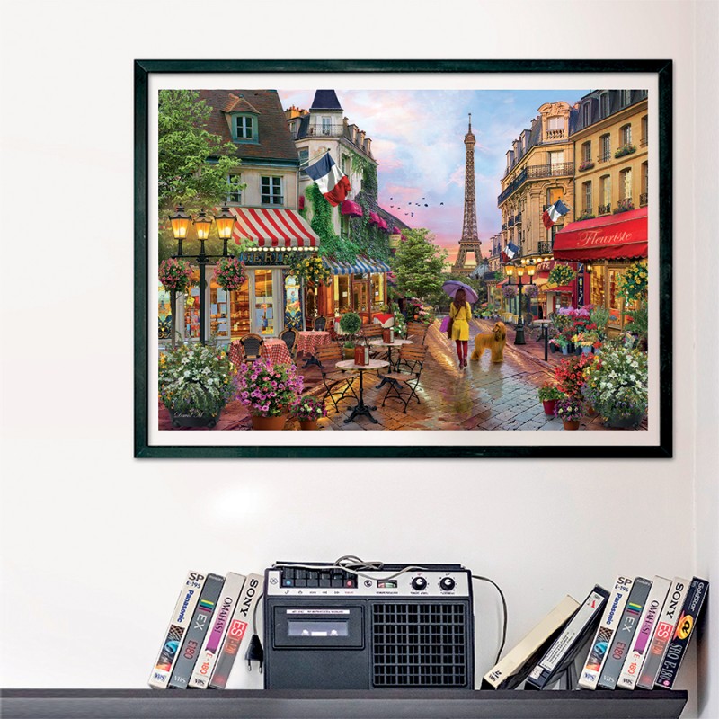 Clementoni Παζλ High Quality Collection Flowers In Paris 1000 τμχ - Compact Box