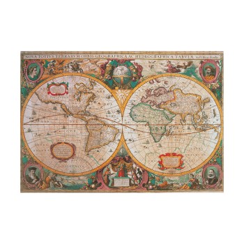 Clementoni Παζλ High Quality Collection Χάρτης Αντίκα 1000 τμχ - Compact Box