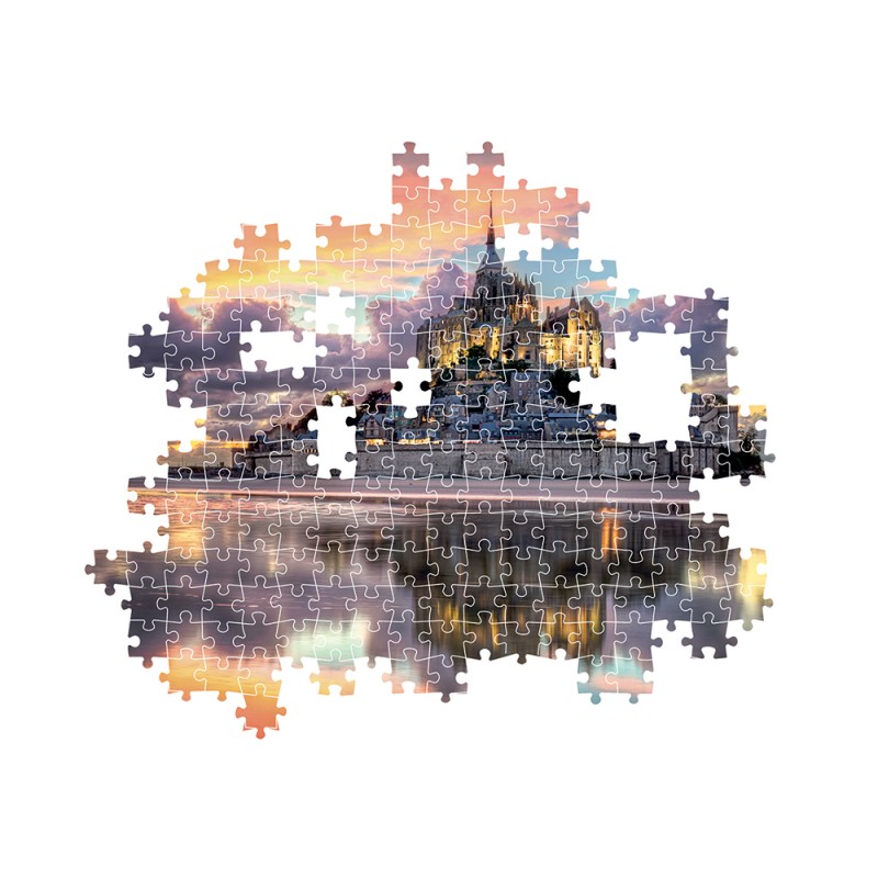 Clementoni Παζλ High Quality Collection Le Magnifique Mont Saint-Michael 1000 τμχ - Compact Box