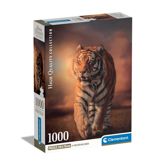 Clementoni Παζλ High Quality Collection Τίγρης 1000 τμχ - Compact Box Clementoni Παζλ High Quality Collection Τίγρης 1000 τμχ - Compact Box