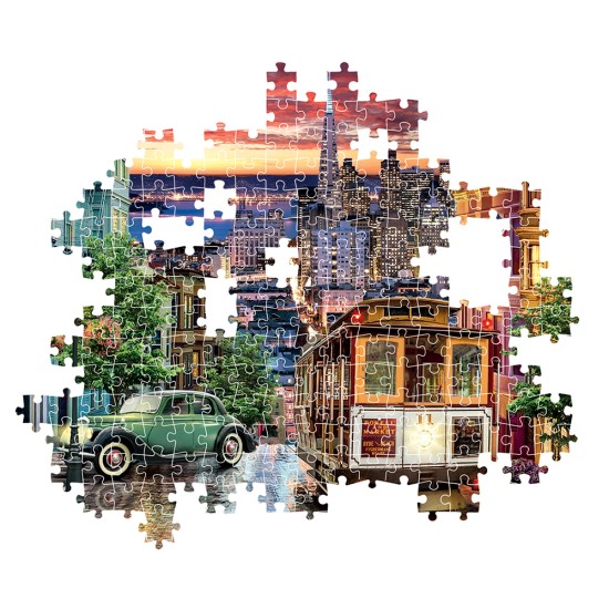 Clementoni Παζλ High Quality Collection Σαν Φρανσίσκο 1000 τμχ - Compact Box