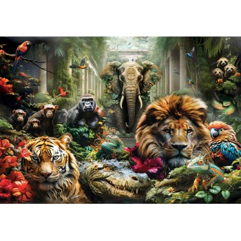 Clementoni Παζλ High Quality Collection Θαυμαστή Ζούγκλα 1000 τμχ