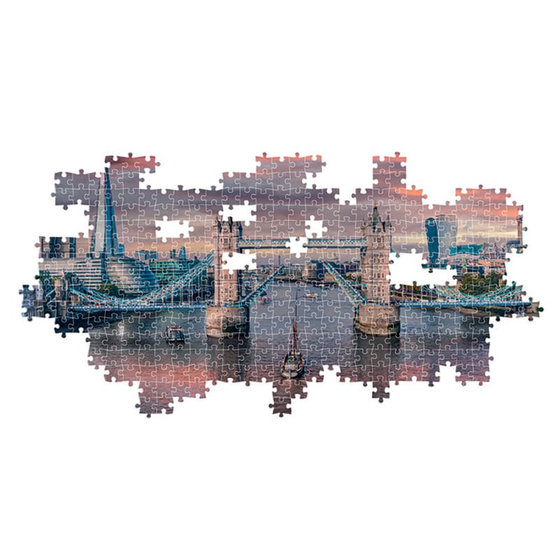 Clementoni Παζλ Panorama High Quality Collection Κατά Μήκος Του Ποταμού Τάμεση 1000 τμχ