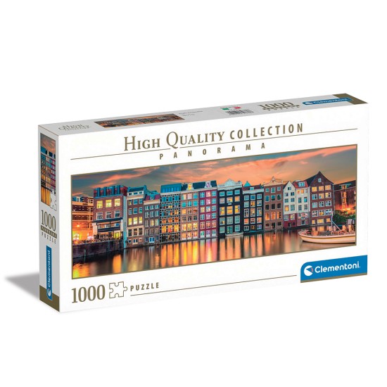 Clementoni Παζλ Panorama High Quality Collection Λαμπερό Άμστερνταμ 1000 τμχ Clementoni Παζλ Panorama High Quality Collection Λαμπερό Άμστερνταμ 1000 τμχ
