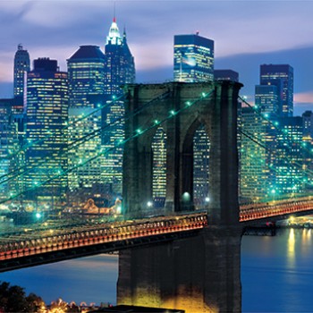 Clementoni Παζλ Panorama High Quality Collection Νέα Υόρκη Γέφυρα Brooklyn 1000 τμχ - Compact Box