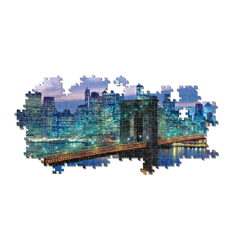 Clementoni Παζλ Panorama High Quality Collection Νέα Υόρκη Γέφυρα Brooklyn 1000 τμχ - Compact Box