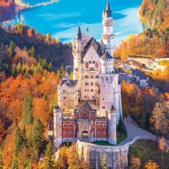 Clementoni Παζλ High Quality Collection Neuschwanstein 1000 τμχ - Compact Box