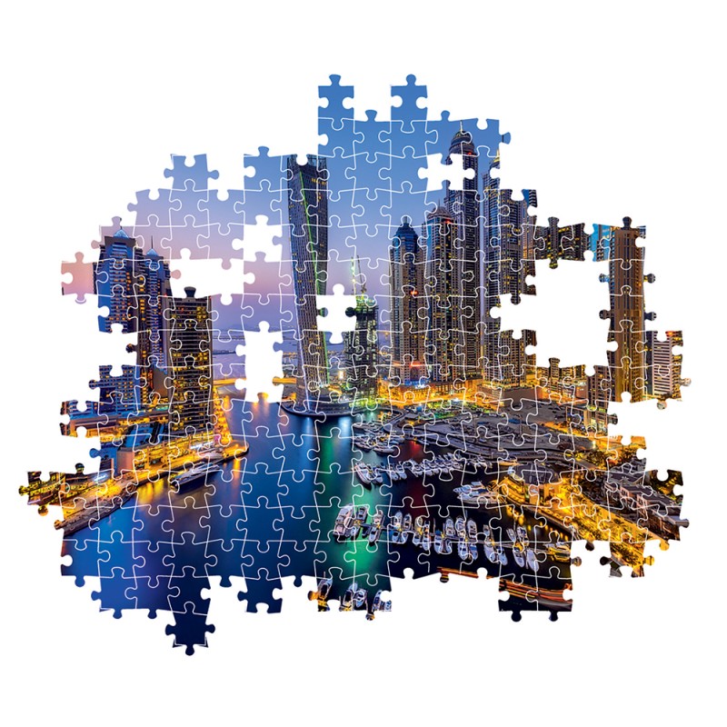 Clementoni Παζλ High Quality Collection Ντουμπάι 1000 τμχ - Compact Box