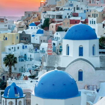 Clementoni Παζλ High Quality Collection Σαντορίνη 1000 τμχ - Compact Box