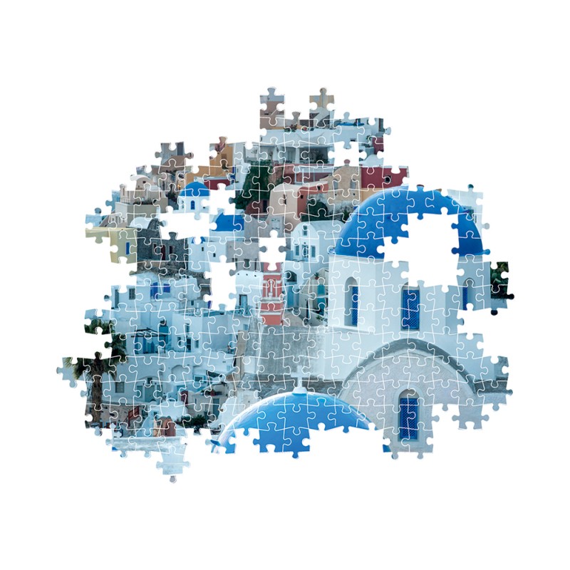 Clementoni Παζλ High Quality Collection Σαντορίνη 1000 τμχ - Compact Box