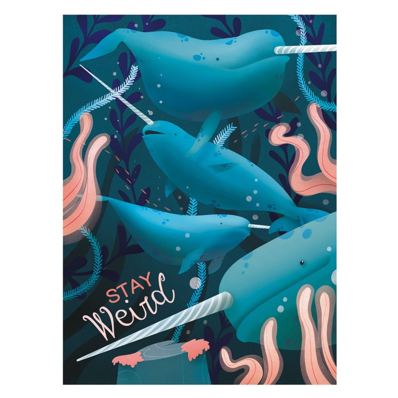 Clementoni Παζλ Fantastic Animals Ναρβάλ 500 τμχ