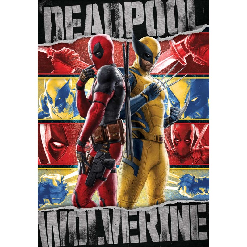 Clementoni Παζλ High Quality Collection Deadpool & Wolverine 1000 τμχ - Compact Box