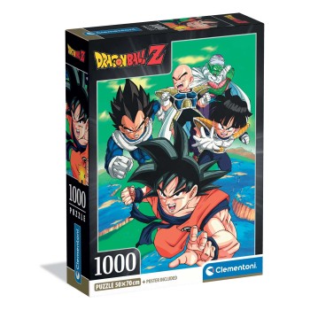 Clementoni Παζλ High Quality Collection Dragon Ball Z 1000 τμχ - Compact Box