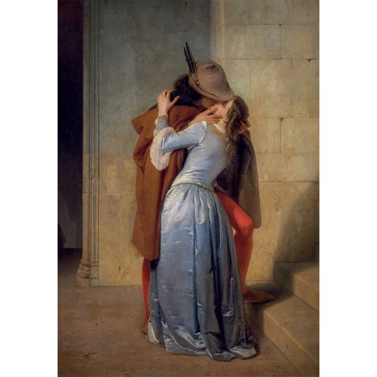 Clementoni Παζλ Museum Collection Hayez: Το Φιλί 1000 τμχ - Compact Box
