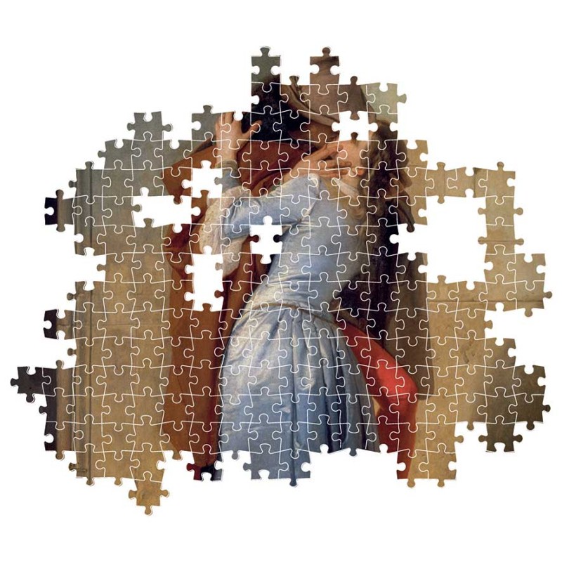 Clementoni Παζλ Museum Collection Hayez: Το Φιλί 1000 τμχ - Compact Box