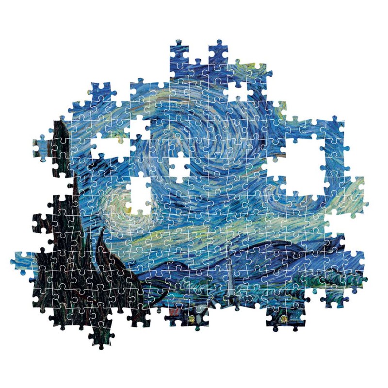 Clementoni Παζλ Museum Collection Van Gogh: Έναστρη Νύχτα 1000 τμχ - Compact Box