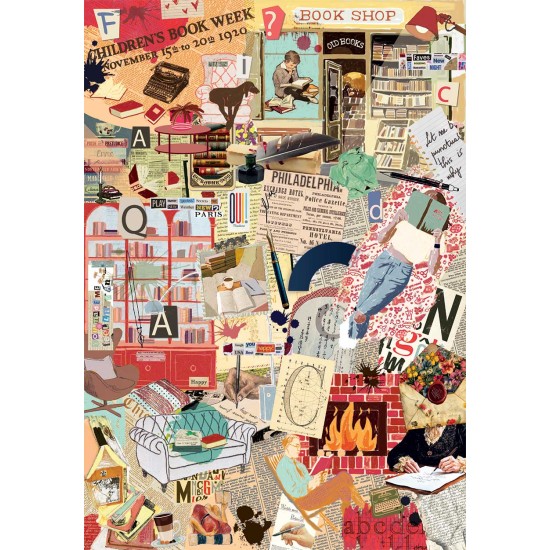 Clementoni Παζλ More is More Collection Books & Writing 1000 τμχ - Compact Box Clementoni Παζλ More is More Collection Books & Writing 1000 τμχ - Compact Box