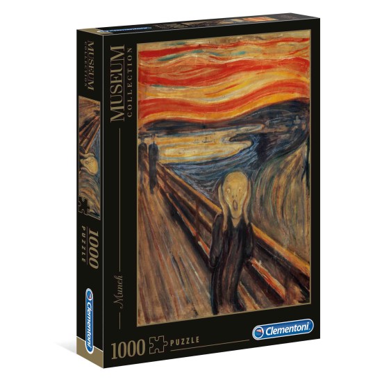 Clementoni Παζλ Museum Collection Munch: Η Κραυγή 1000 τμχ Clementoni Παζλ Museum Collection Munch: Η Κραυγή 1000 τμχ