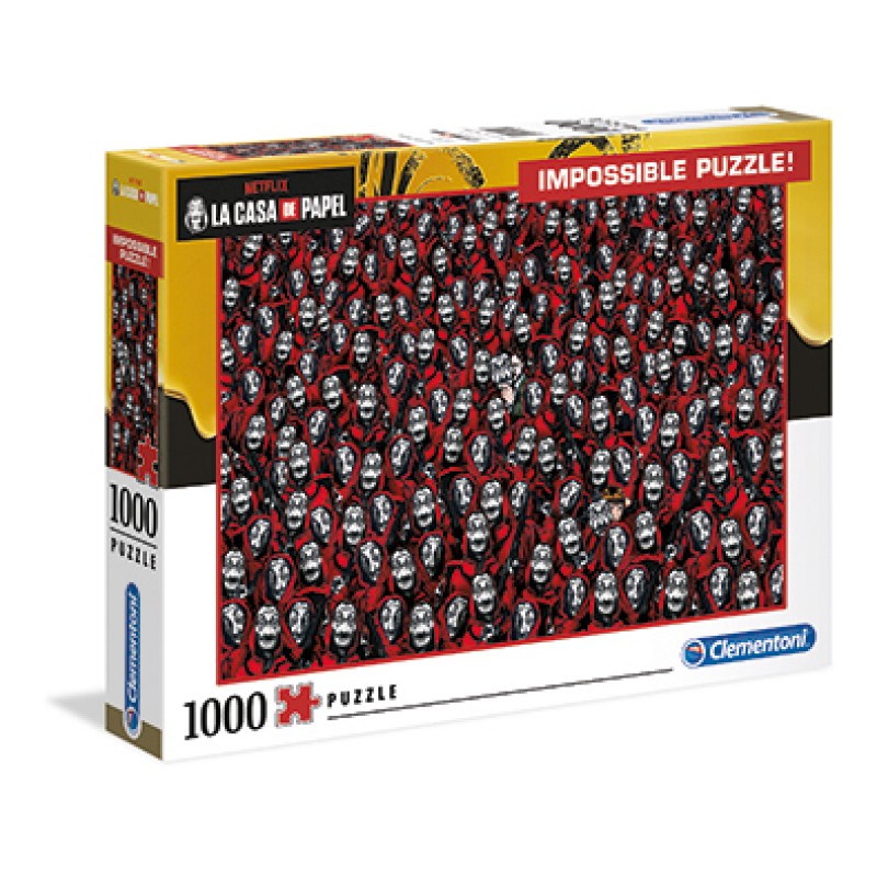Clementoni Παζλ Impossible Netflix La Casa De Papel (The Money Heist) 1000 τμχ