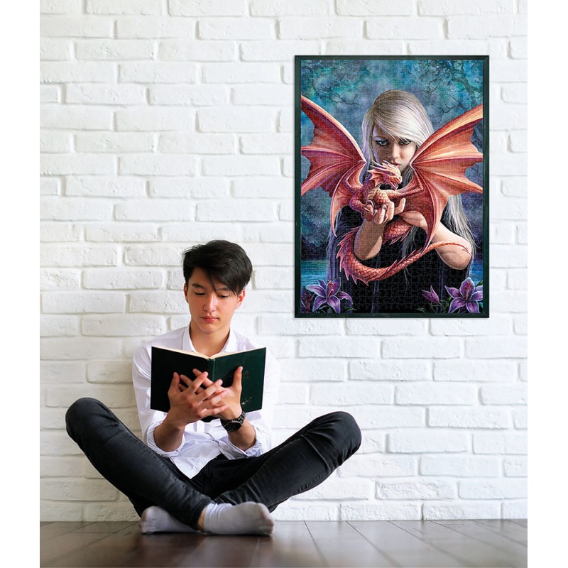 Clementoni Παζλ Anne Stokes Dragonkin 1000 τμχ