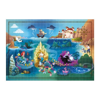 Clementoni Παζλ Story Maps Η Μικρή Γοργόνα 1000 τμχ