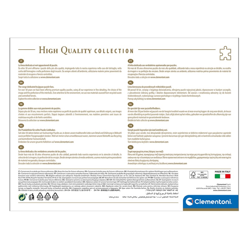 Clementoni Παζλ Story Maps Η Μικρή Γοργόνα 1000 τμχ