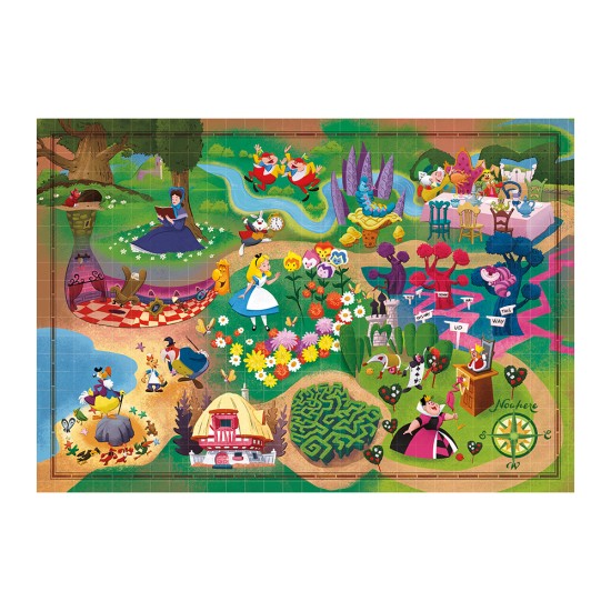 Clementoni Παζλ Story Maps Η Αλίκη Στη Χώρα Των Θαυμάτων 1000 τμχ Clementoni Παζλ Story Maps Η Αλίκη Στη Χώρα Των Θαυμάτων 1000 τμχ