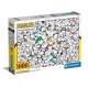 Clementoni Παζλ Impossible Peanuts 1000 τμχ - Compact Box
