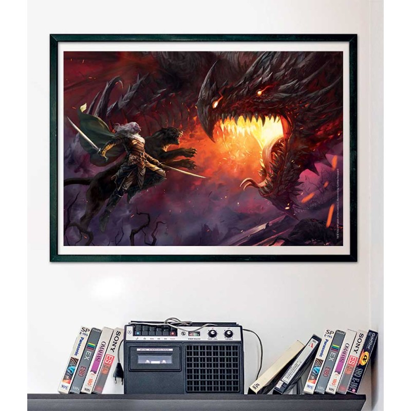 Clementoni Παζλ High Quality Collection Dungeons & Dragons 1000 τμχ - Compact Box