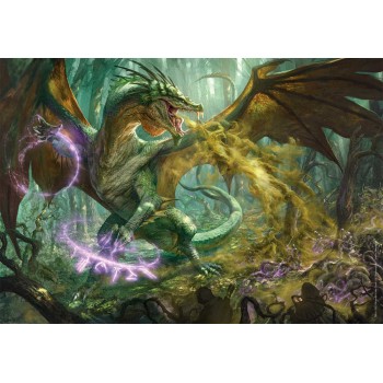 Clementoni Παζλ High Quality Collection Dungeons & Dragons 1000 τμχ - Compact Box