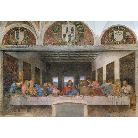 Clementoni Παζλ Museum Collection Leonardo da Vinci: Μυστικός Δείπνος 1000 τμχ - Compact Box