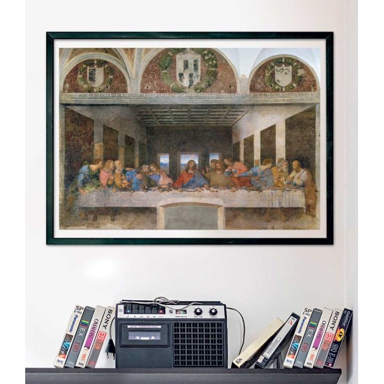 Clementoni Παζλ Museum Collection Leonardo da Vinci: Μυστικός Δείπνος 1000 τμχ - Compact Box