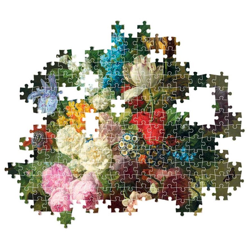 Clementoni Παζλ Museum Collection Van Dael: Βάζο με Λουλούδια 1000 τμχ - Compact Box
