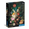Clementoni Παζλ Museum Collection Van Dael: Βάζο με Λουλούδια 1000 τμχ - Compact Box