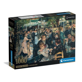 Clementoni Παζλ Museum Collection Pierre Auguste Renoir: Χορός στο Μουλέν ντε λα Γκαλέτ 1000 τμχ - C