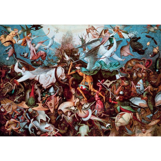 Clementoni Παζλ Museum Collection Bruegel: Η Πτώση των Επαναστατημένων Αγγέλων 1000 τμχ - Compact Bo