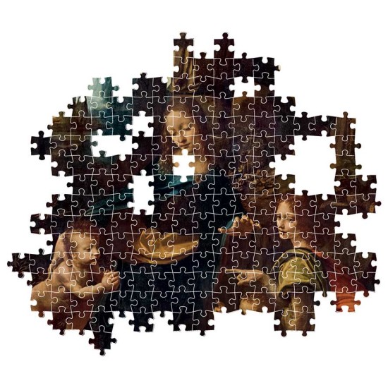 Clementoni Παζλ Museum Collection Leonardo da Vinci: Η Παναγία των Βράχων 1000 τμχ - Compact Box Clementoni Παζλ Museum Collection Leonardo da Vinci: Η Παναγία των Βράχων 1000 τμχ - Compact Box
