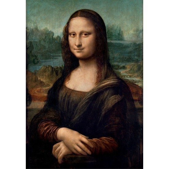 Clementoni Παζλ Museum Collection Leonardo Da Vinci: Μόνα Λίζα 1000 τμχ - Compact Box