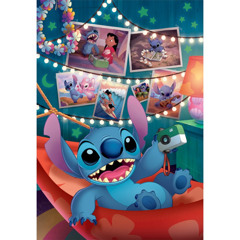 Clementoni Παζλ High Quality Collection Disney Stitch 1000 τμχ - Compact Box