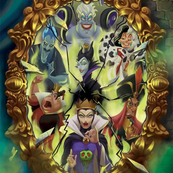 Clementoni Παζλ High Quality Collection Disney Villains 1000 τμχ - Compact Box