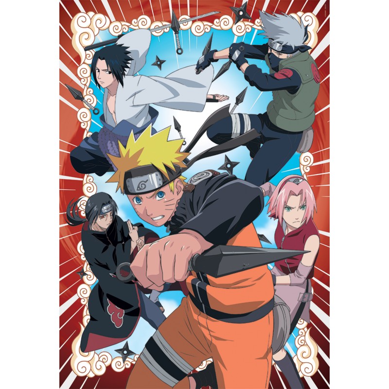 Clementoni Παζλ High Quality Collection Naruto Shippuden 1000 τμχ - Compact Box