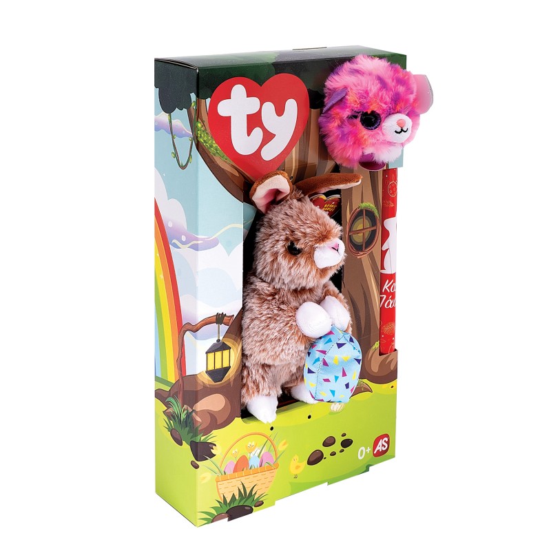 Λαμπάδα TY Beanie Boos 15εκ & Χνουδωτό Beanie Balls