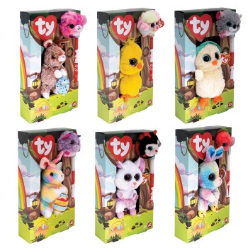 Λαμπάδα TY Beanie Boos 15εκ & Χνουδωτό Beanie Balls