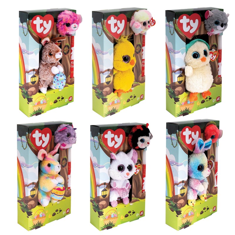 Λαμπάδα TY Beanie Boos 15εκ & Χνουδωτό Beanie Balls
