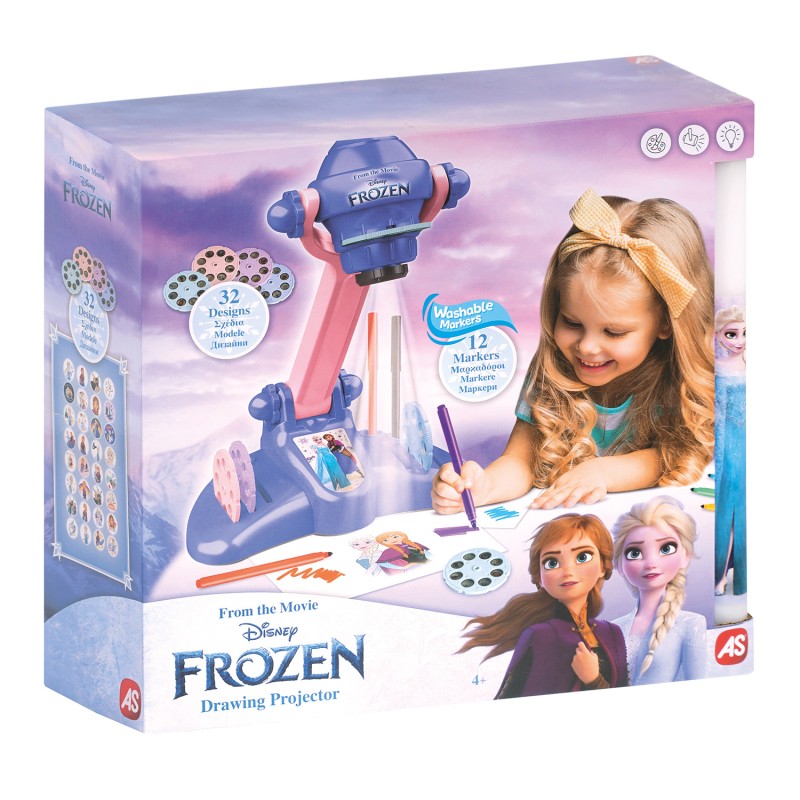 Λαμπάδα AS Προτζέκτορας Ζωγραφικής Disney Frozen Για 4+ Χρονών